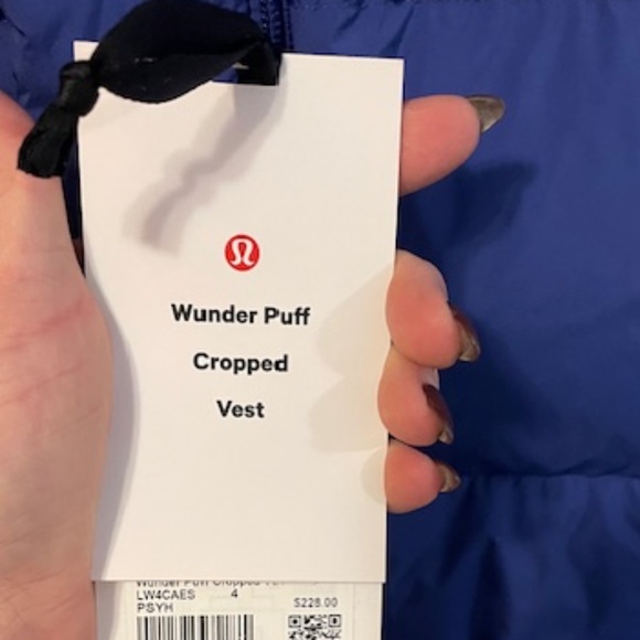 LULULEMON. WONDER PUFF CROPPED VEST. BNWT - Picture 3 of 6